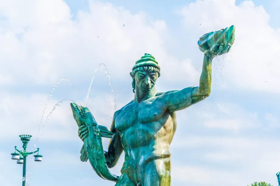 Poseidon-statue i Göteborg