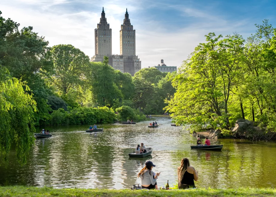 Sejlads i Central Park