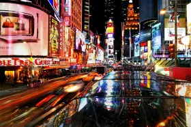 Tusindvis af lys på Times Square