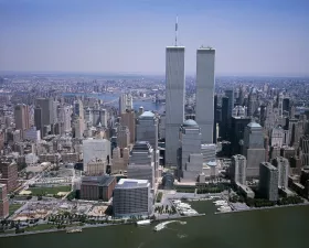 Det oprindelige udseende af tvillingetårnene før angrebene i september 2001