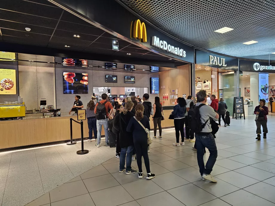 McDonald's, transitområde