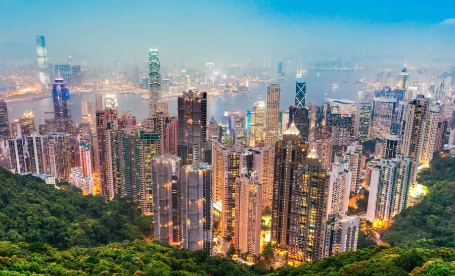 Victoria Peak - udsigt over Hong Kong