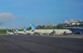 Azores Airlines-fly i Ponta Delgada lufthavn