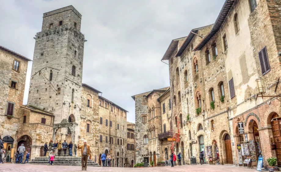 Centrum af San Gimignano