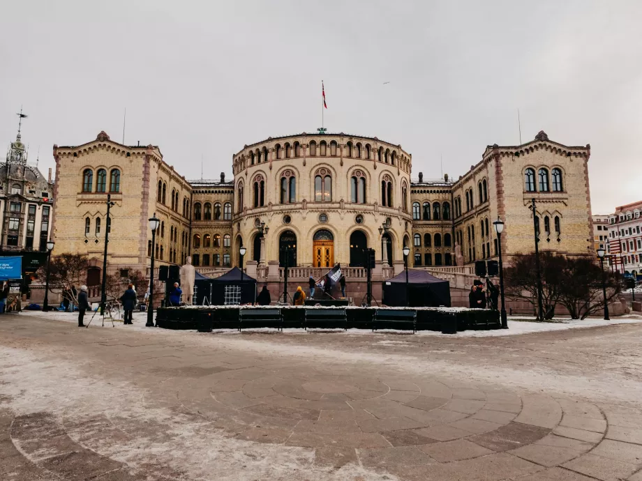 Parlamentsbygningen i Oslo