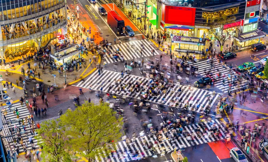 Korsvej i Tokyo