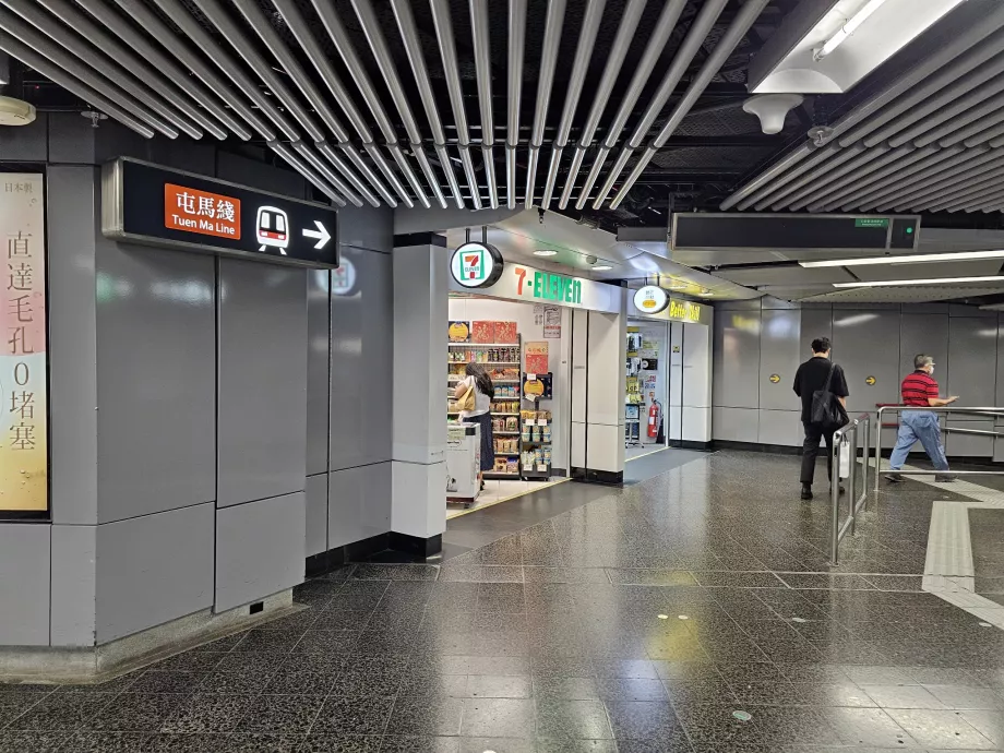 Butikker på metrostationer