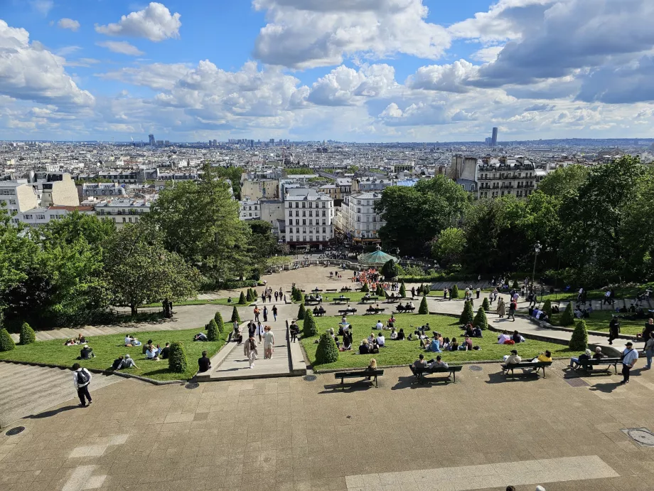 Udsigt fra Sacre Coeur