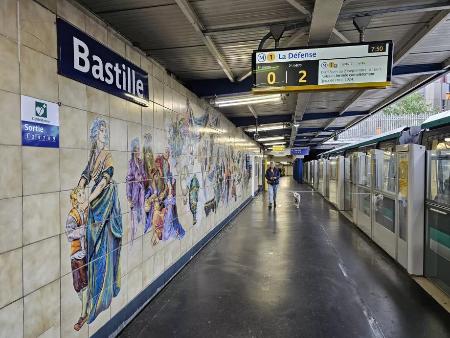 Bastille metrostation