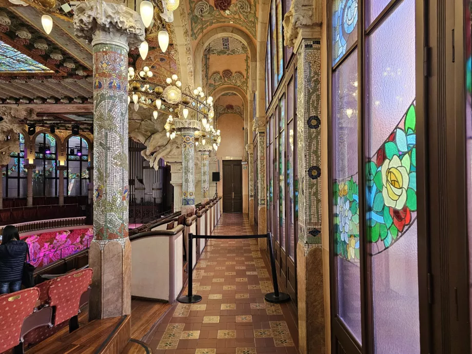 Palau de la Música Catalana, interiør