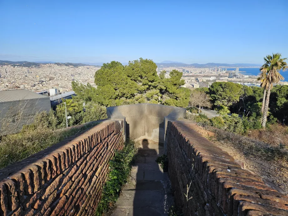 Castell de Montjuic, udsigt