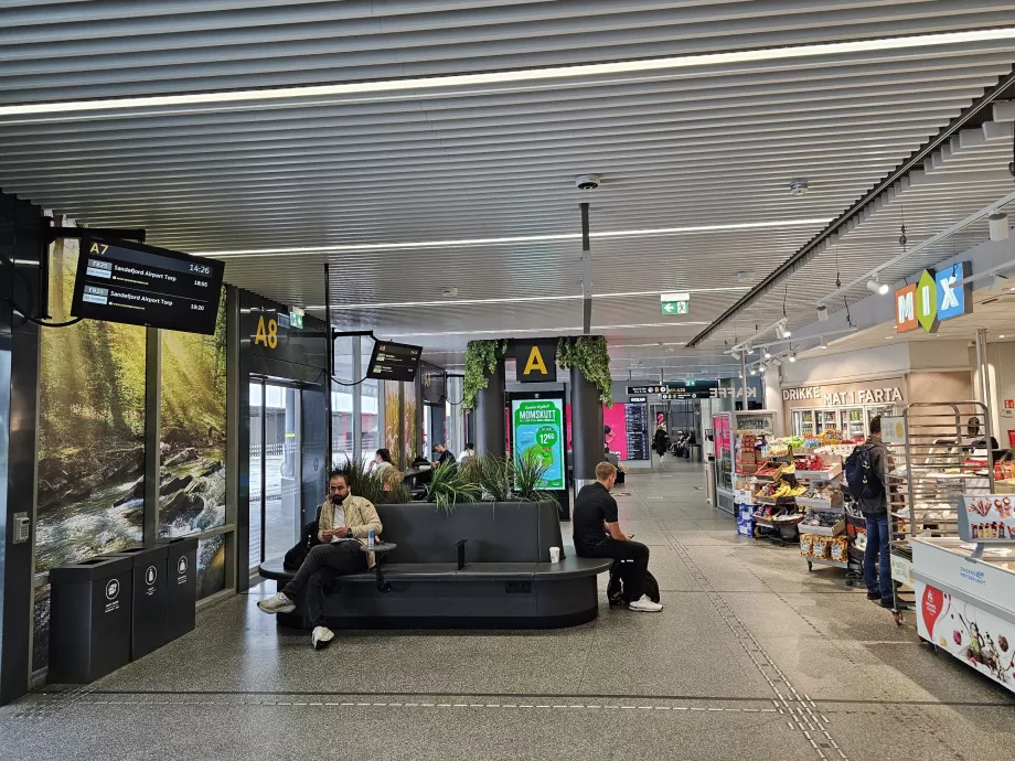 Venteværelse på Oslo busstation