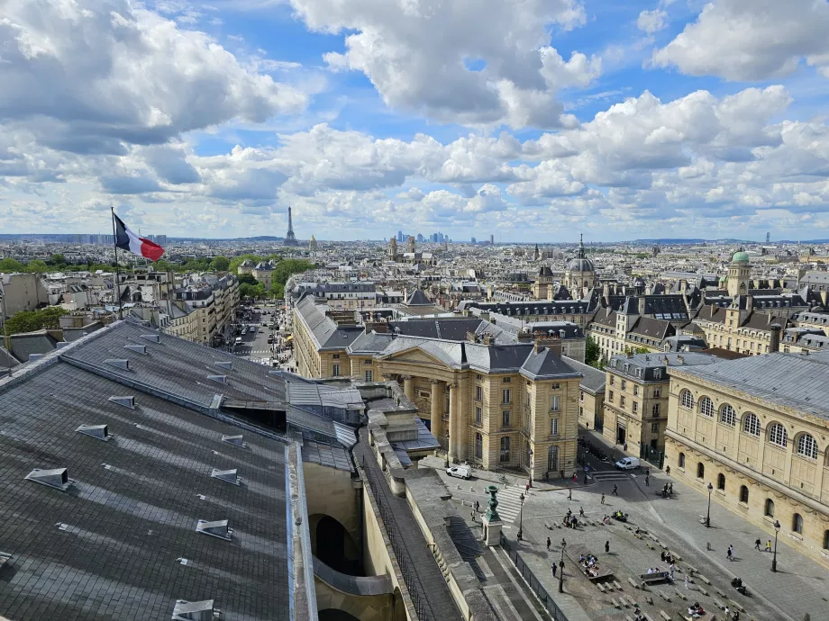 Udsigt fra galleriet i Pantheon