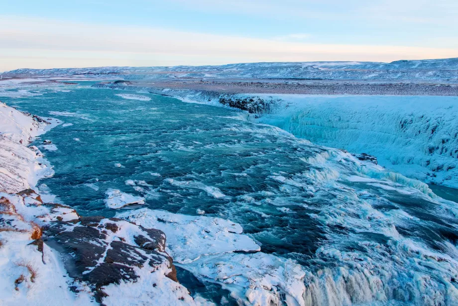 Gullfoss om vinteren