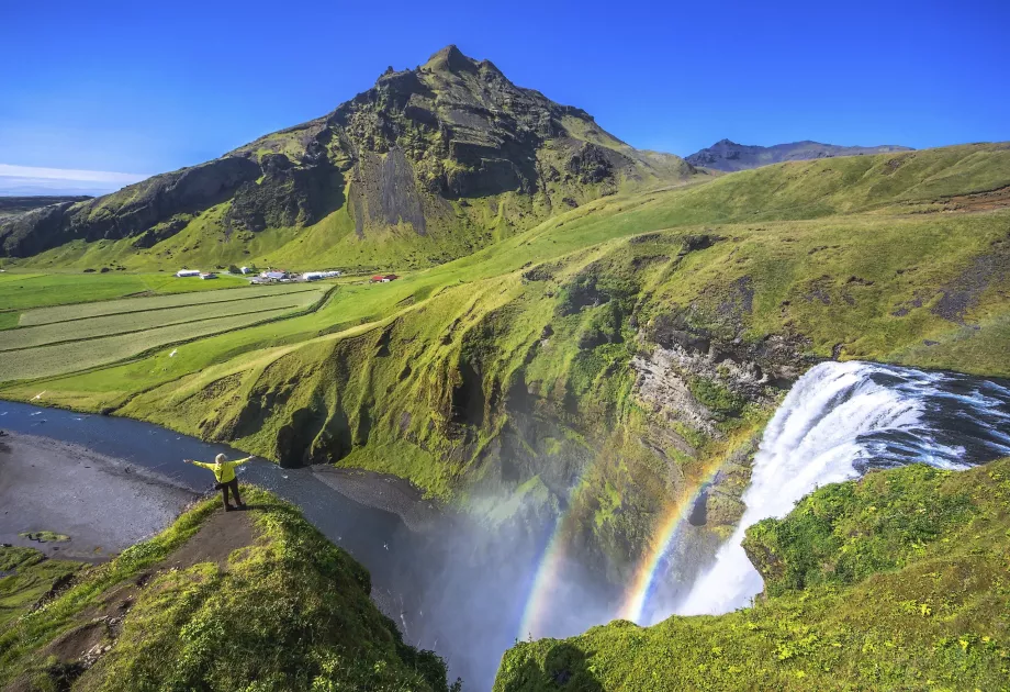 Bjerget ved Skogafoss