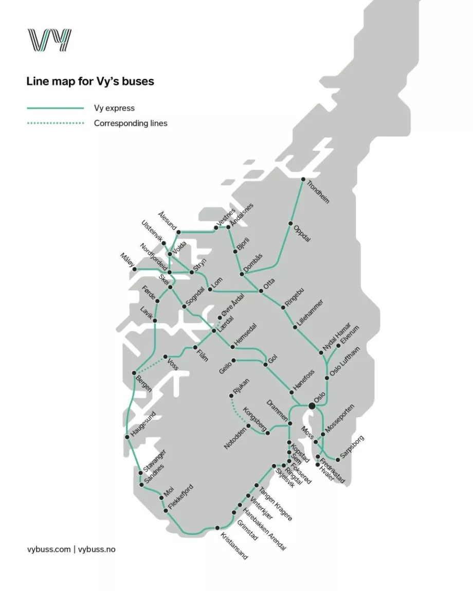 Vybuss-linjenetværk