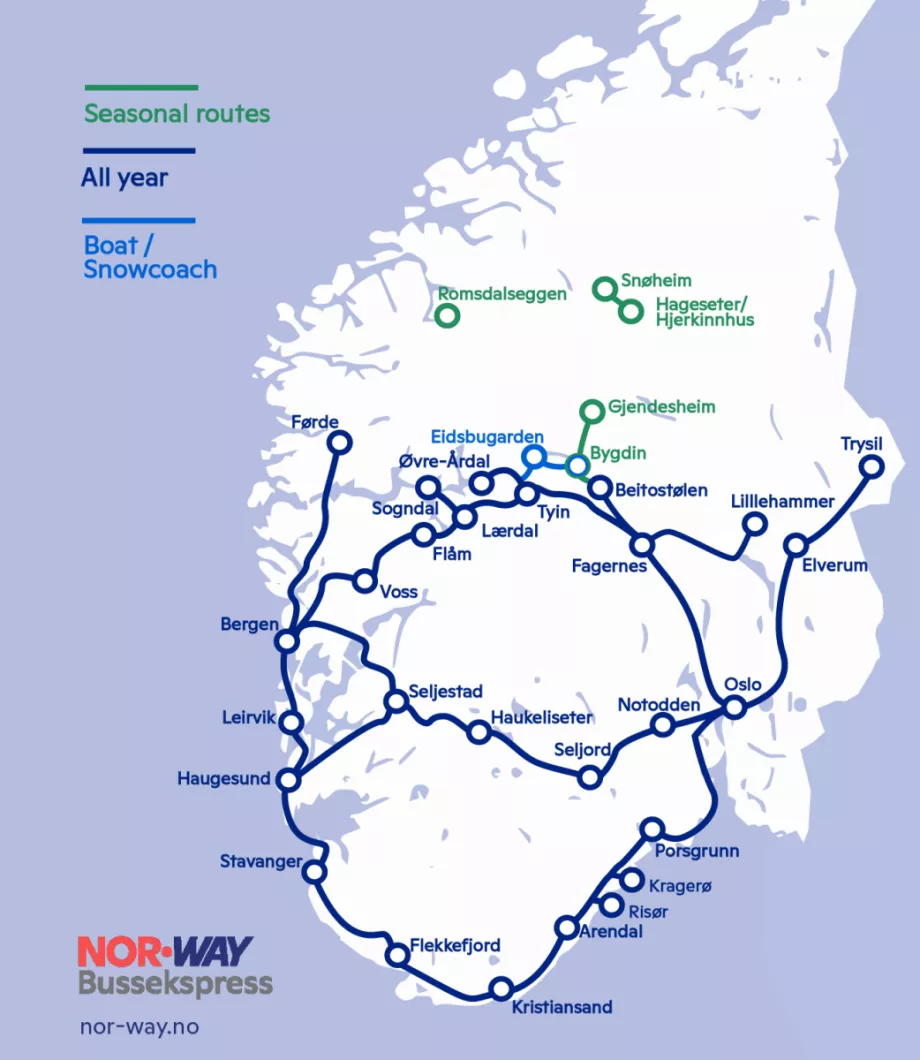 Nor-Ways linjenetværk