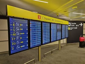Information om transfer mellem fly i Terminal 2