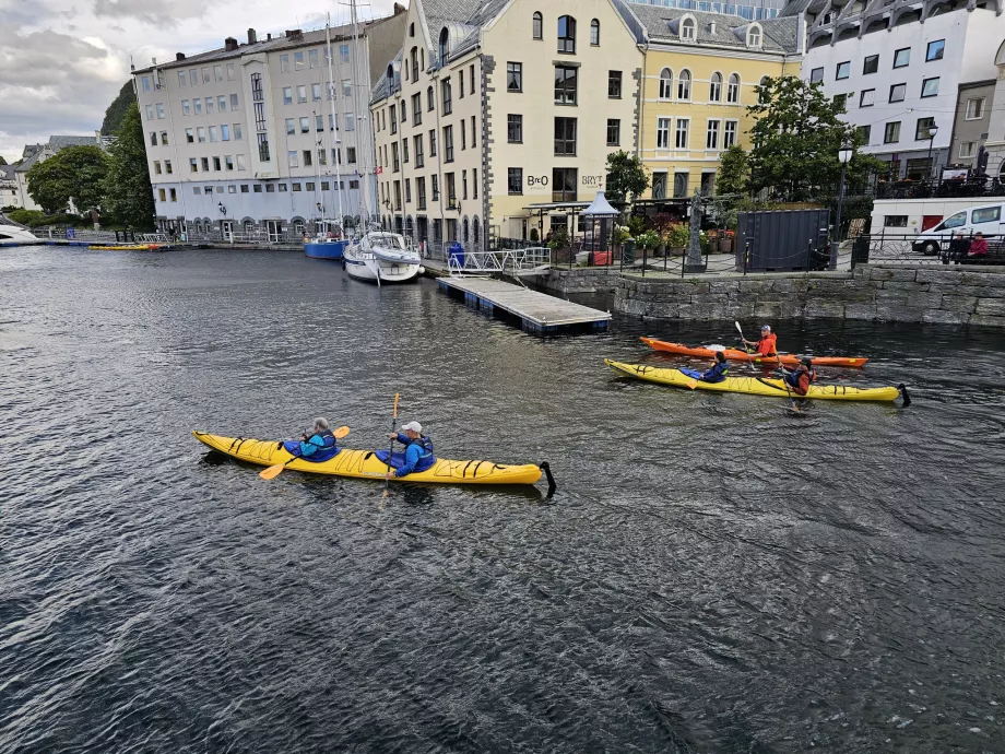 Kajaksejlads i Ålesund