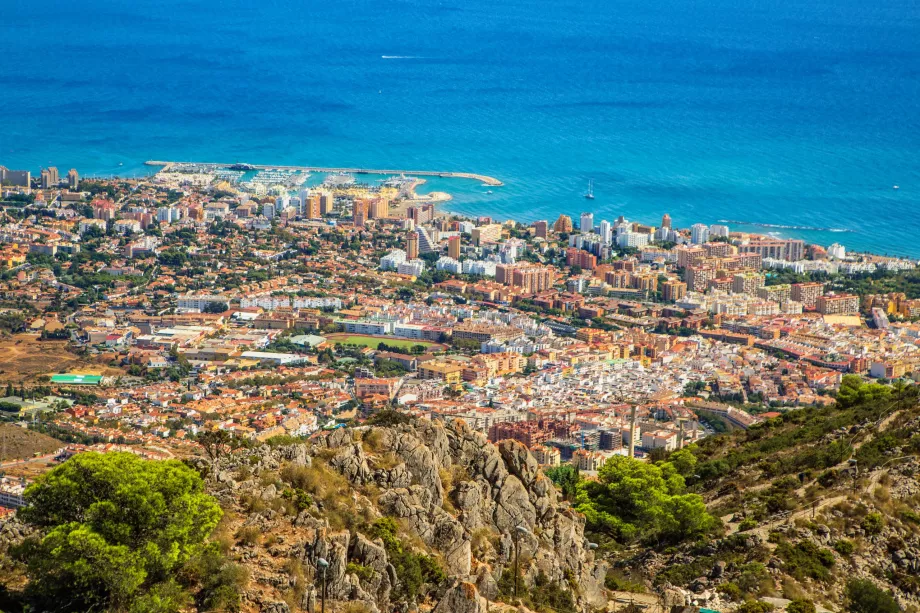 Udsigt over Benalmadena fra Calmaorro