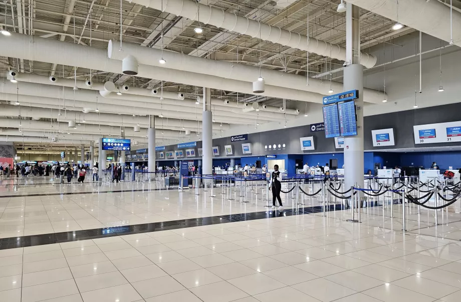 Terminal 2, check-in område