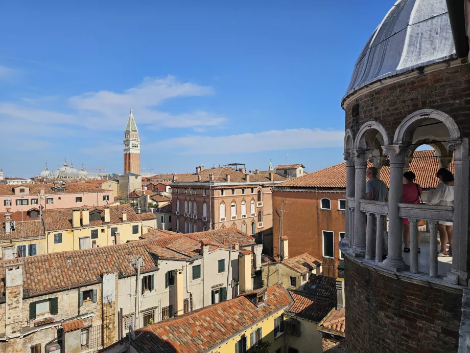 Udsigt fra Palazzo Contraini del Bovolo