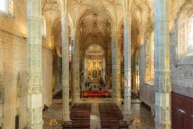 Interiør af Santa Maria-kirken, Mosteiro dos Jeronimos