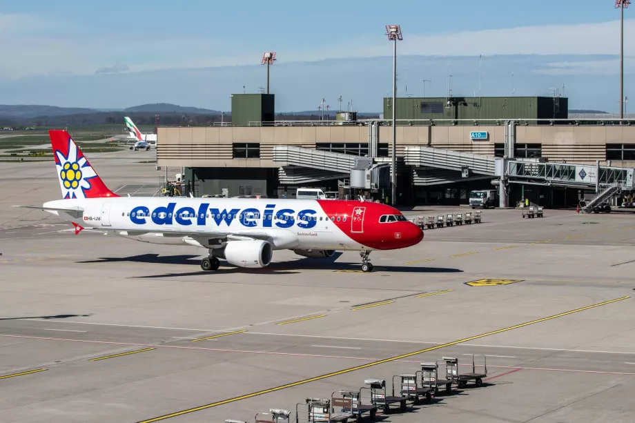 Edelweiss i Zürichs lufthavn