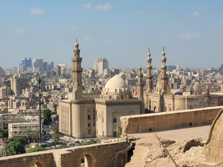 Udsigt over det islamiske Cairo fra Citadellet