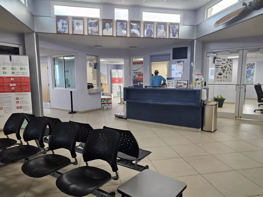 Check-in desk, Saba Airport