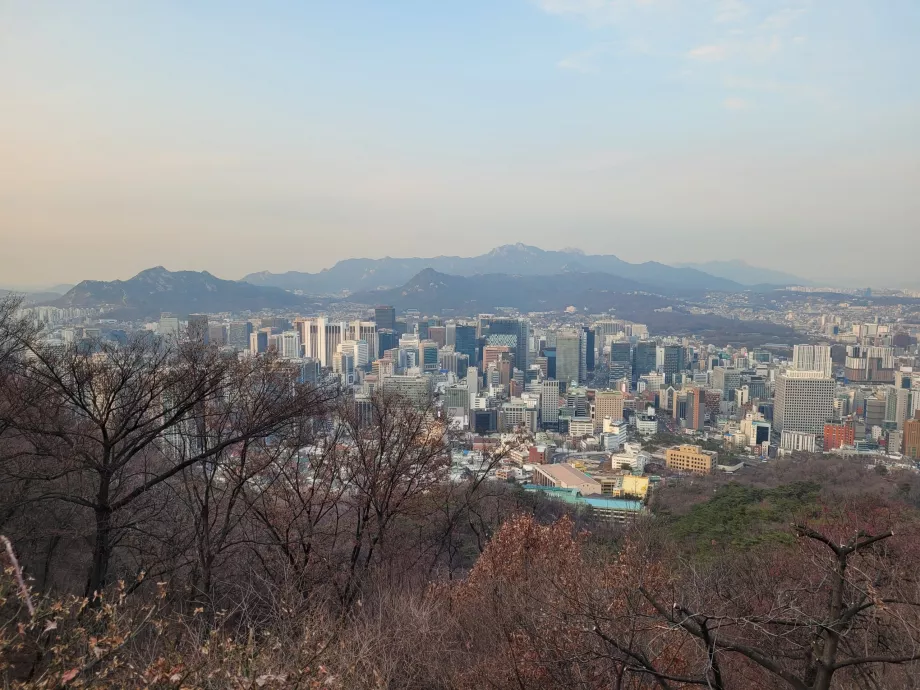 Udsigt fra Namsan-bakken