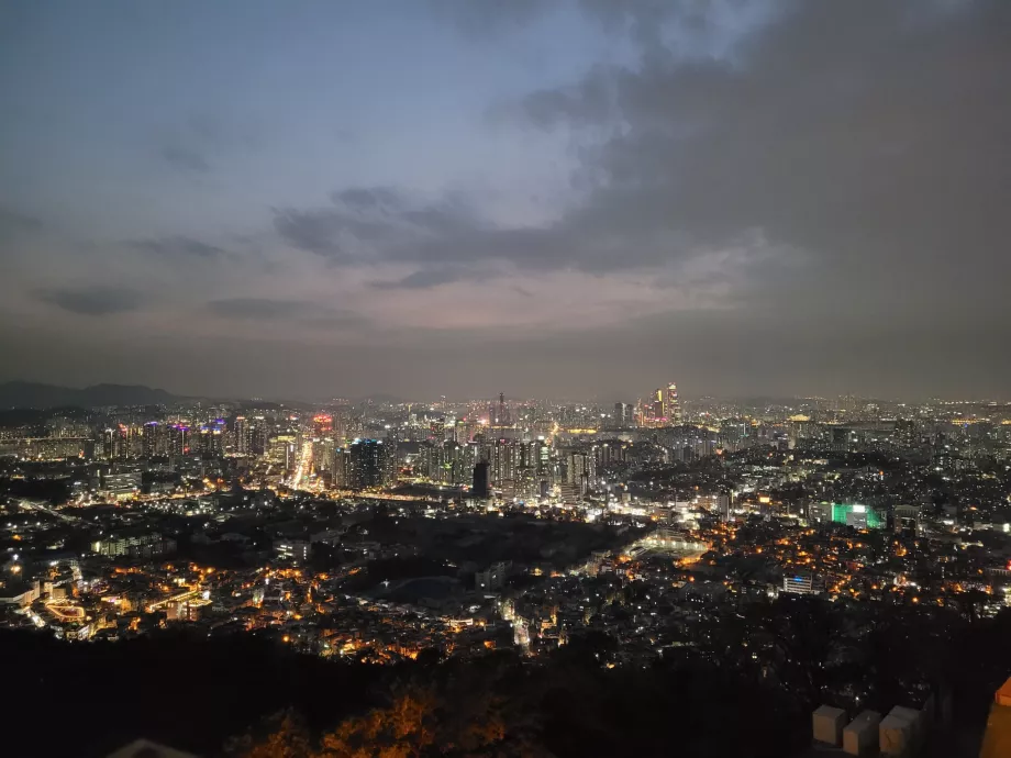 Udsigt fra Namsan-bakken