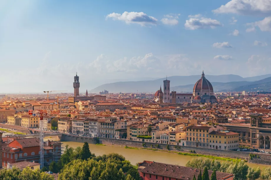 Udsigt fra Piazzale Michelangelo