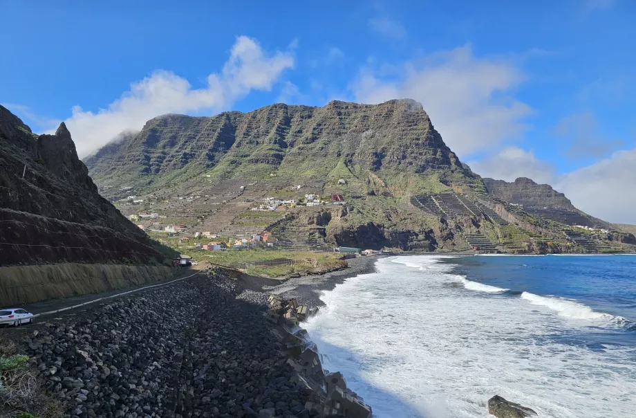 Udsigt over dalen fra Pescante de Hermigua