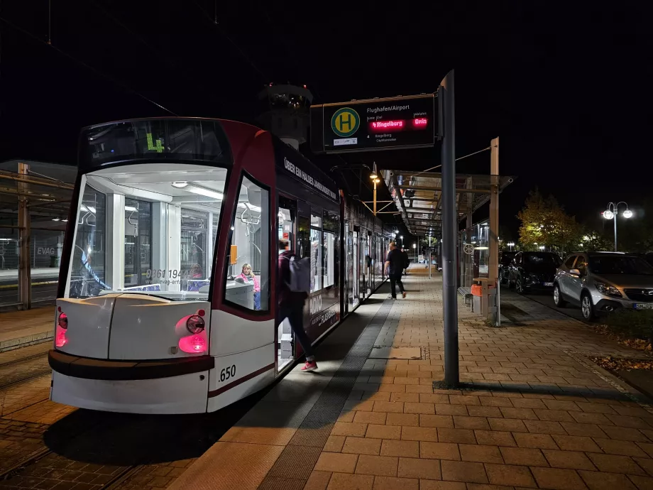 Tram, Erfurt Airport