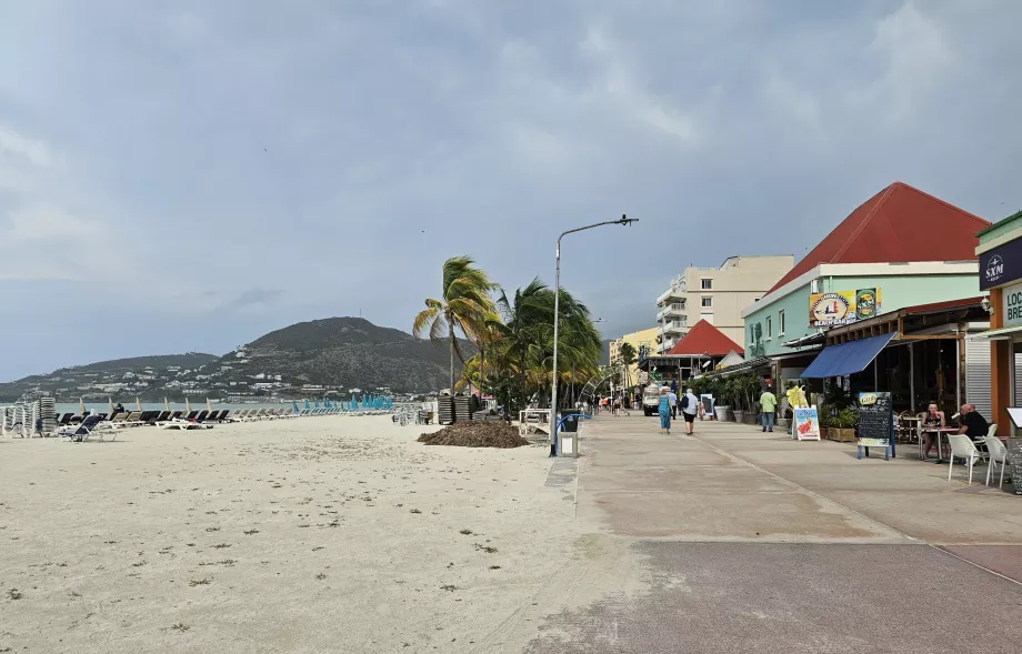 Strand og promenade, Philipsburg