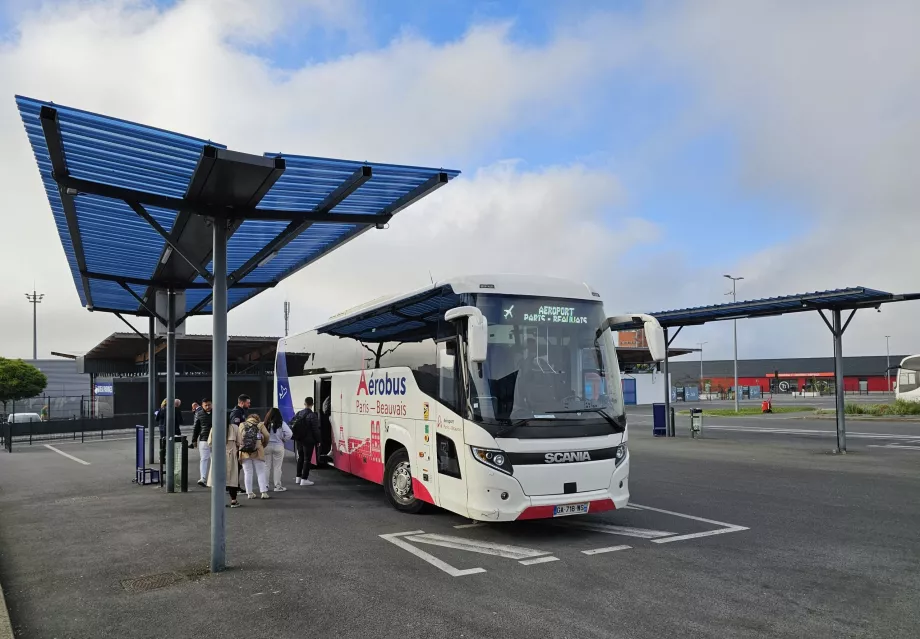 Bus til centrum af Paris