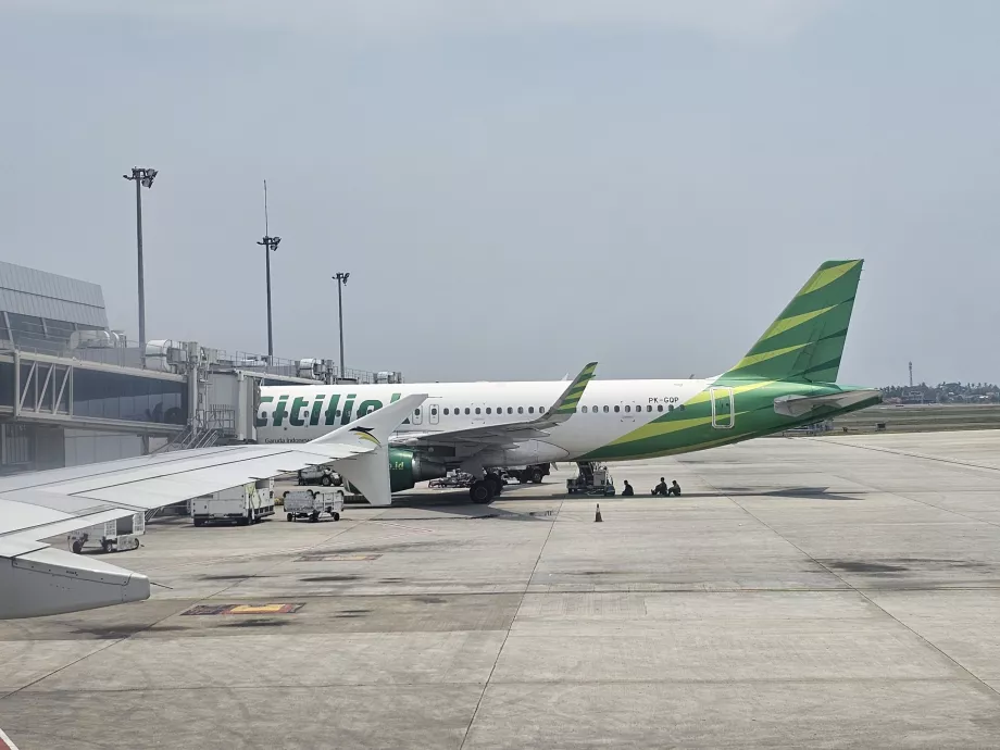 Airbus A320 Citilink i Jakarta CGK lufthavn