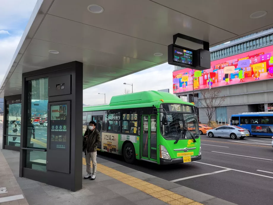 Busstoppested, Seoul