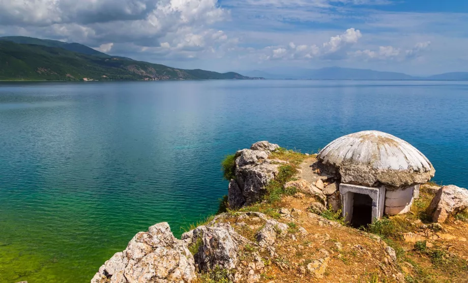 Ohrid-søen i Albanien