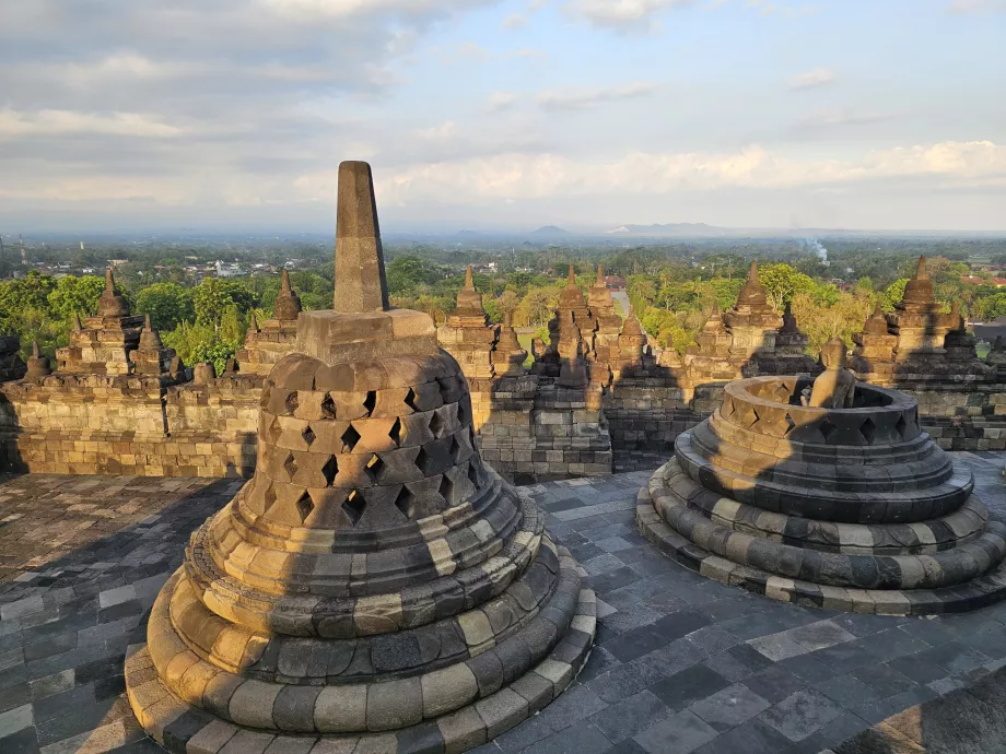 Borobudur-templet, udsigt