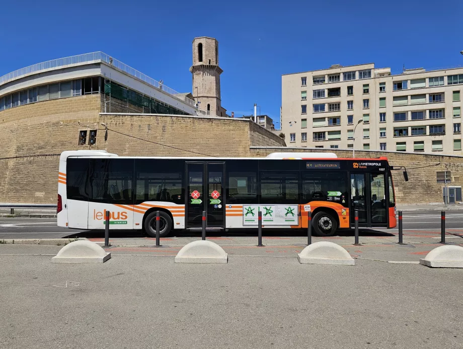 Offentlig bus i Marseille