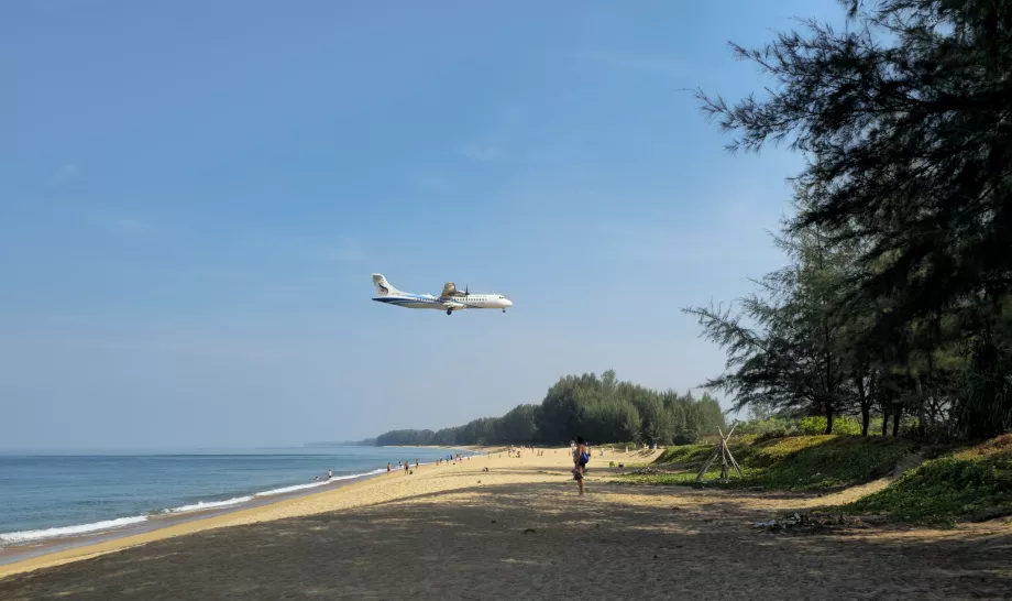 Bangkok Airways over Mai Khao