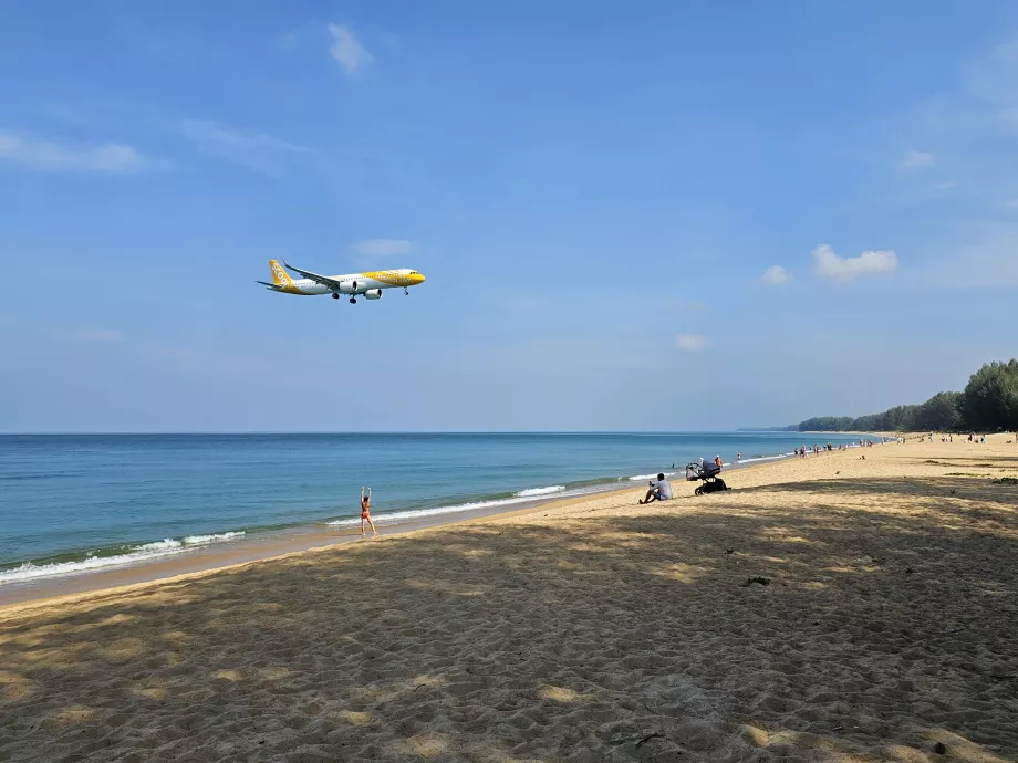 Scoot over Mai Khao Beach