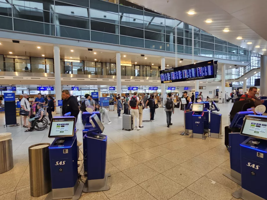 Terminal 3's check-in hal