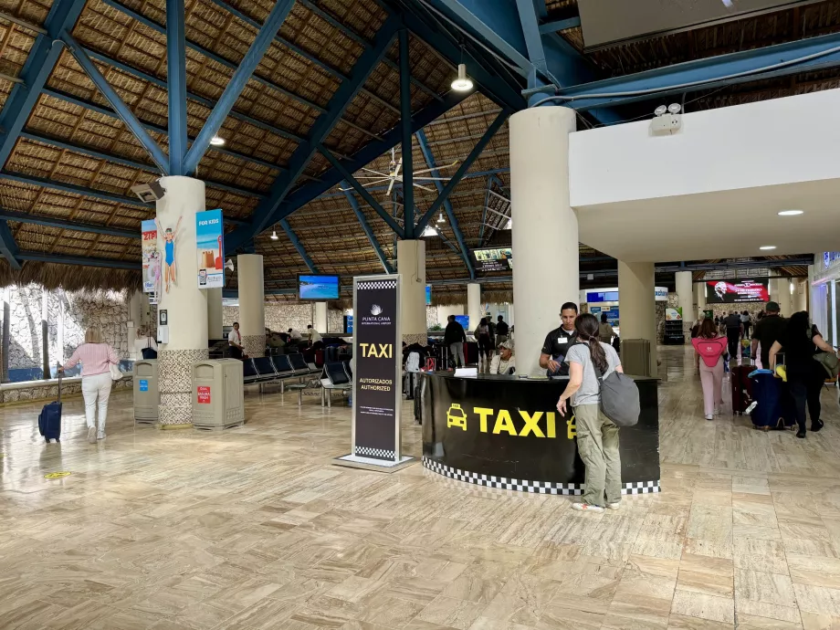 Officiel TAXI-stand i PUJ Lufthavn