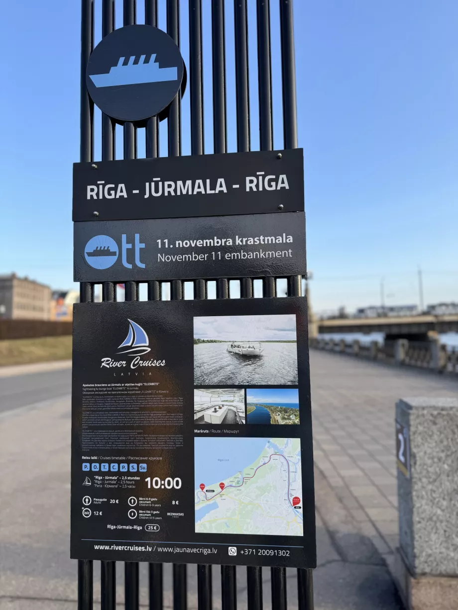 Krydstogt Riga - Jurmala