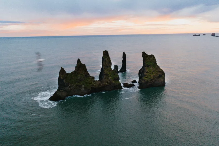 Udsigt over Reynisdrangar