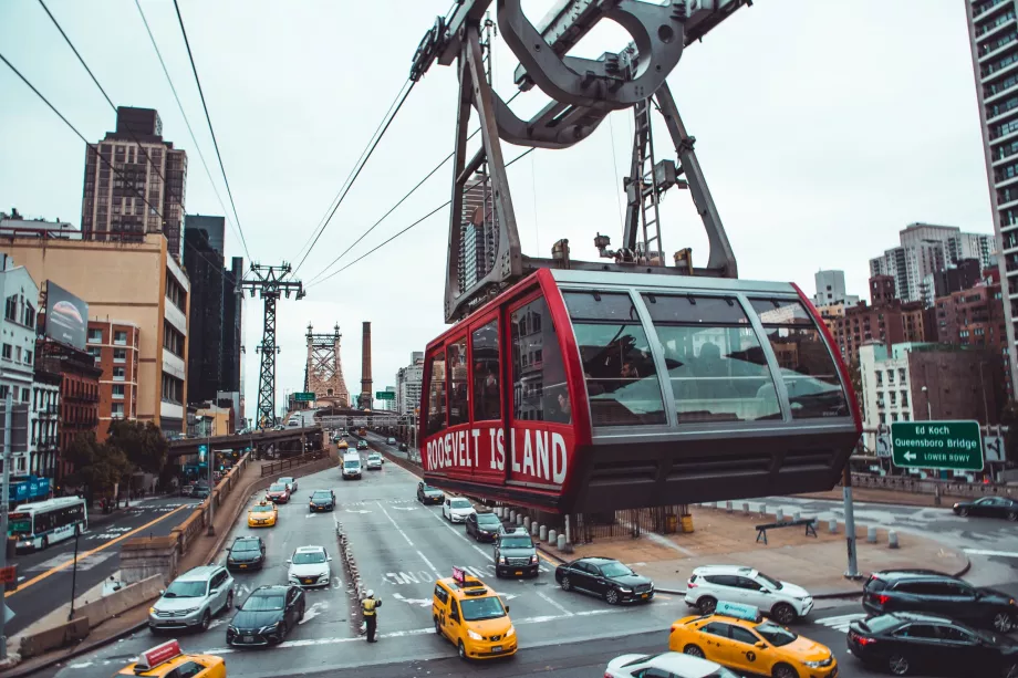 Svævebane til Roosevelt Island i NYC