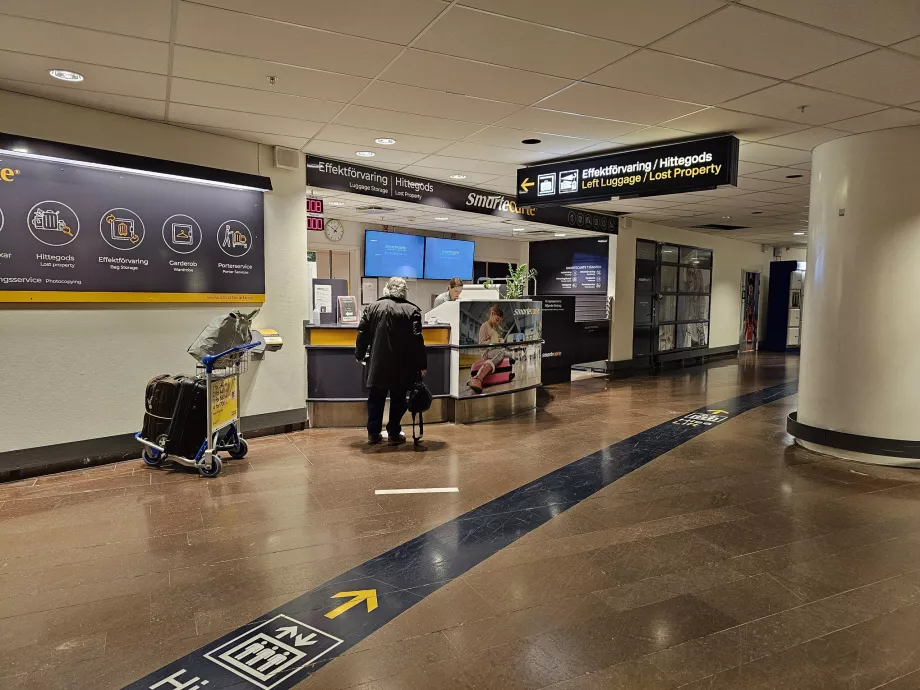 Luggage storage, Arlanda